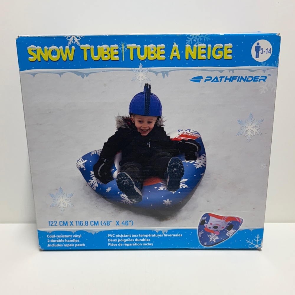 Pathfinder Inflatable triangle 48” Snow Tube NEW